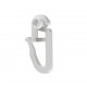 CURTAIN RAIL CLIP WITH SMALL ROLLER
